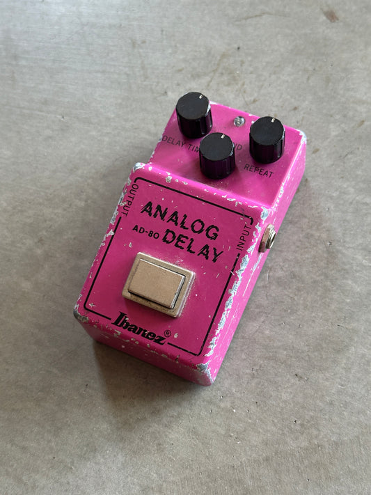 Ibanez AD-80 First Run "R" Label Analog Delay Pedal