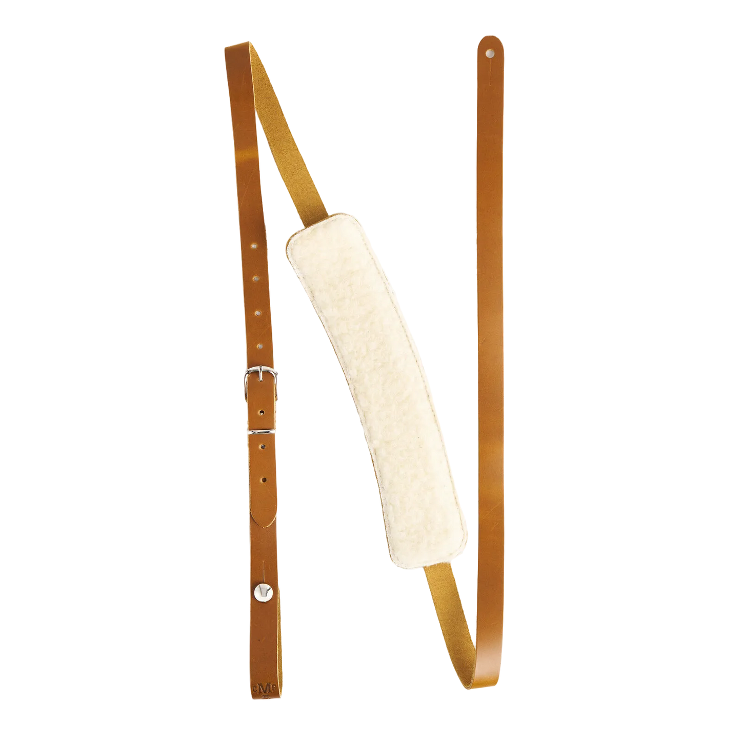 Martin Vintage Leather Acoustic Guitar Strap with Padded Slider - Tan