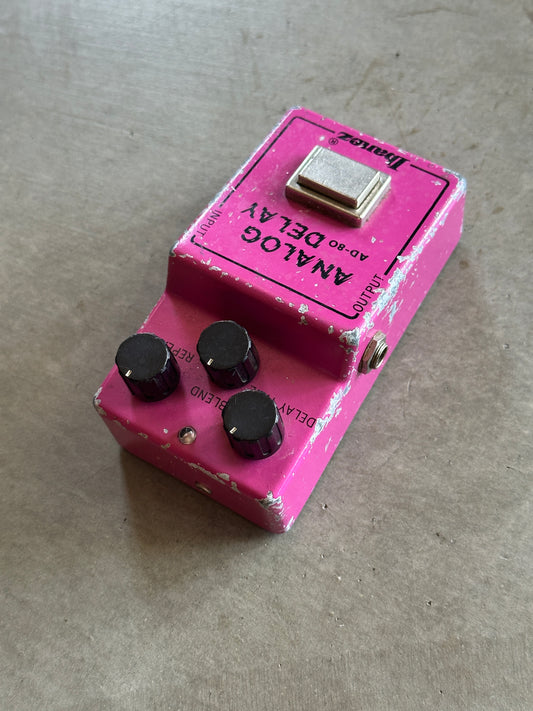 Ibanez AD-80 First Run "R" Label Analog Delay Pedal