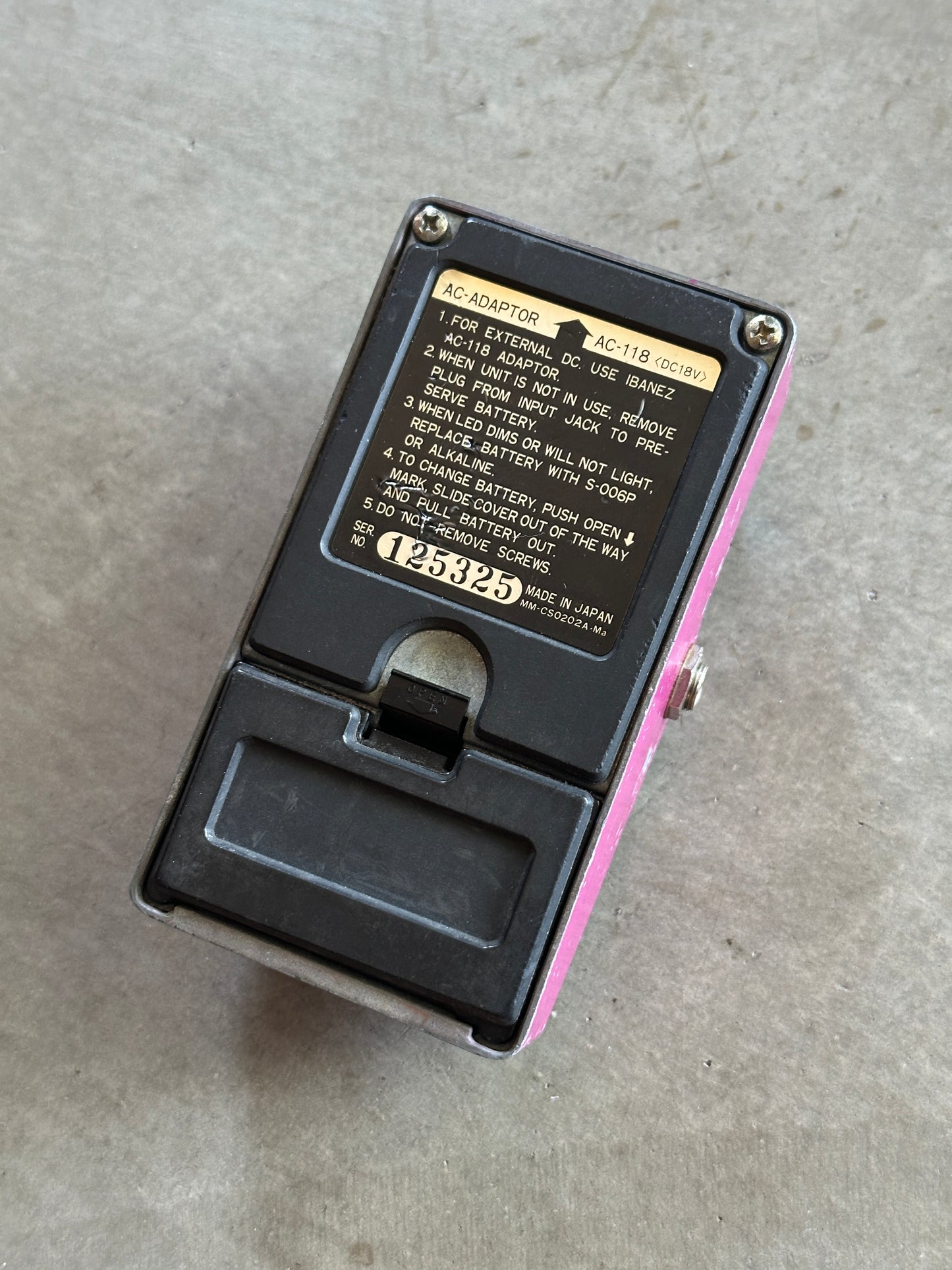 Ibanez AD-80 First Run "R" Label Analog Delay Pedal