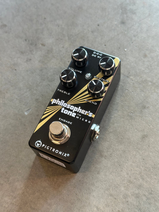 Pigtronix PTM2 Philosopher's Tone Micro Compressor Guitar Pedal