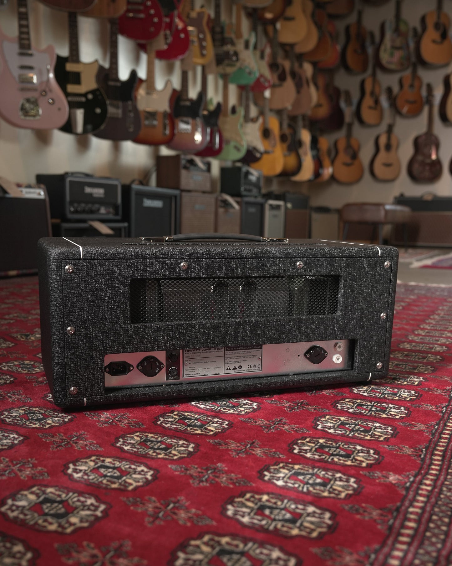 Hiwatt Custom 50 50w Tube Guitar Amp Head - Black Tolex