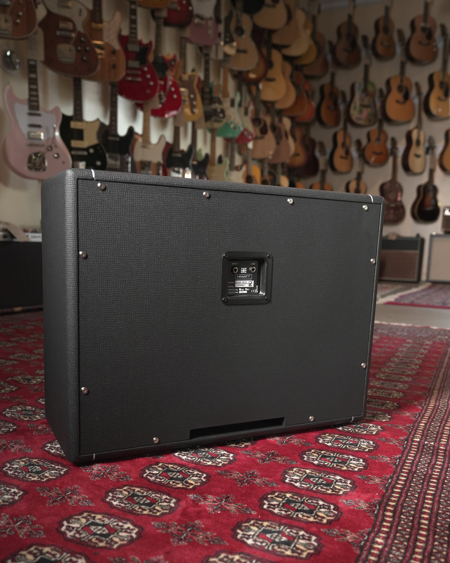 Hiwatt HG212 2x12" (Octapulse) Guitar Amp Speaker Cabinet - Black Tolex