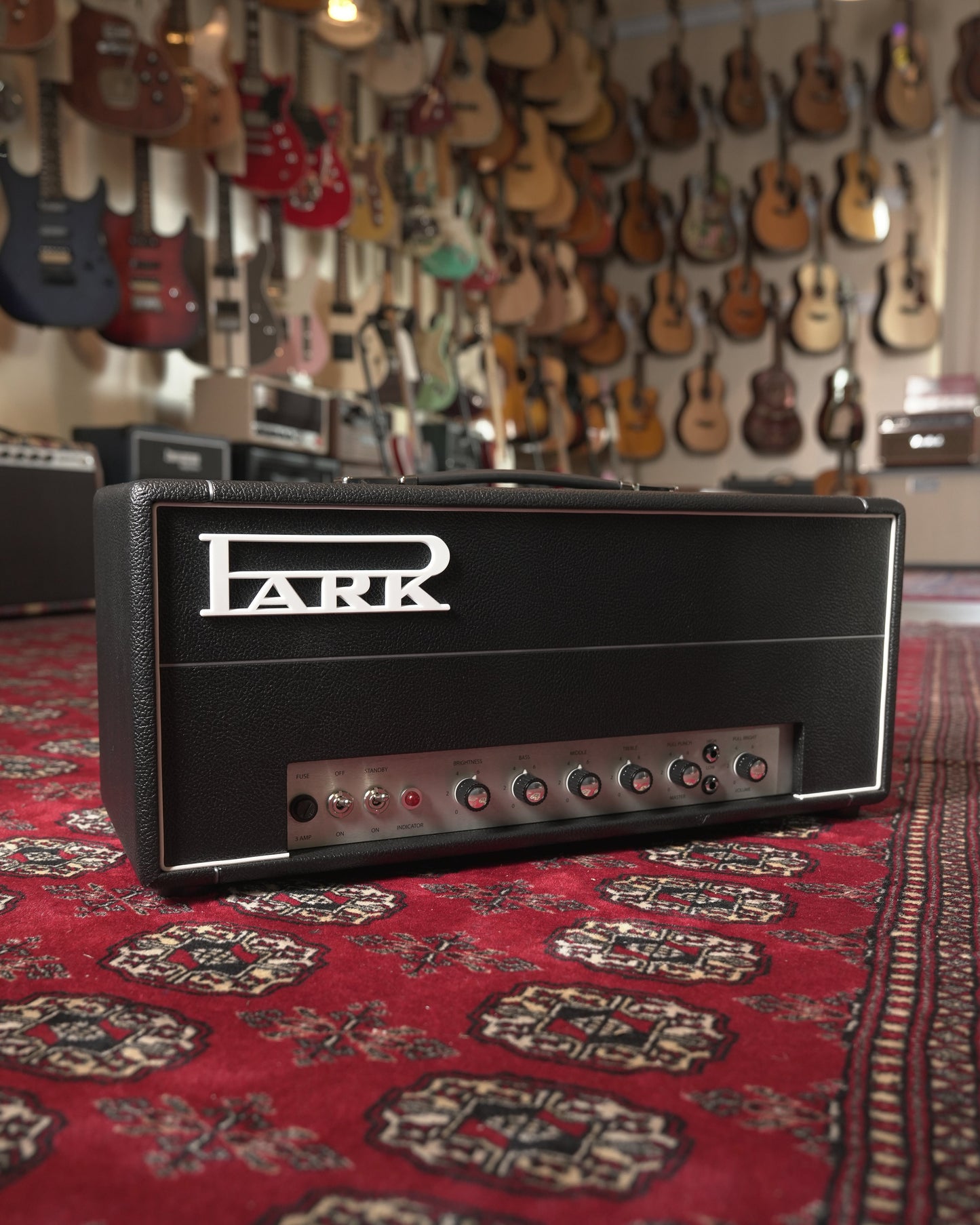 Park PMV800 Custom 50w Tube Guitar Amp Head - Black Tolex