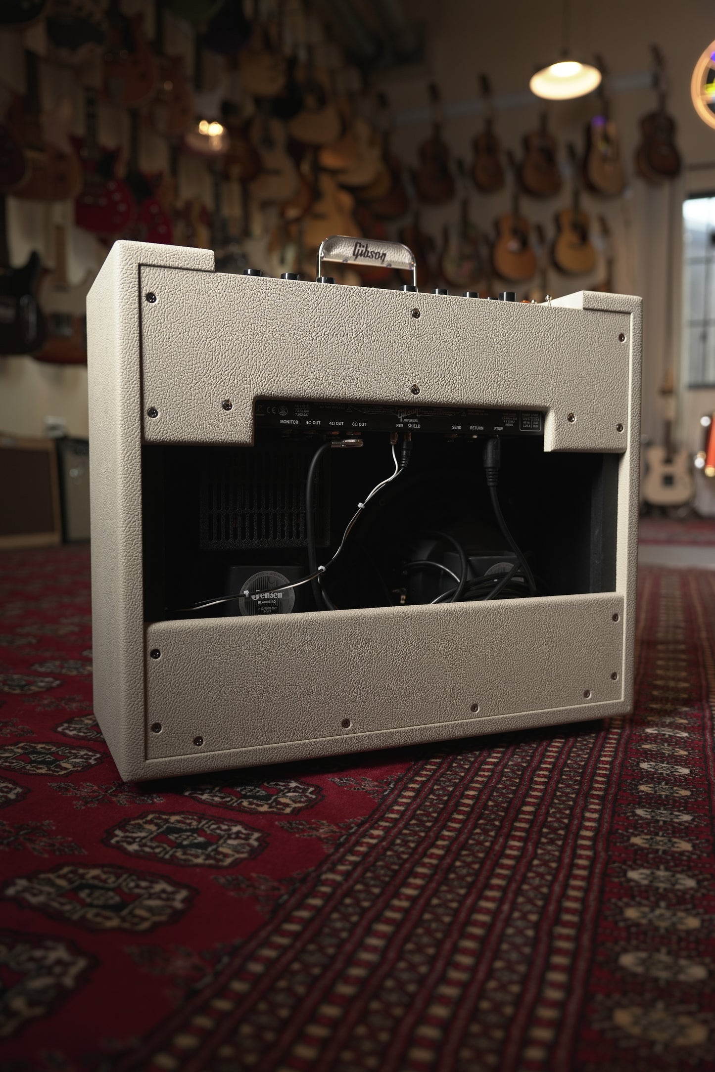 Gibson Dual Falcon 20 15w 2x10" Tube Guitar Amp Combo - Cream Bronco w/ Oxblood Grille
