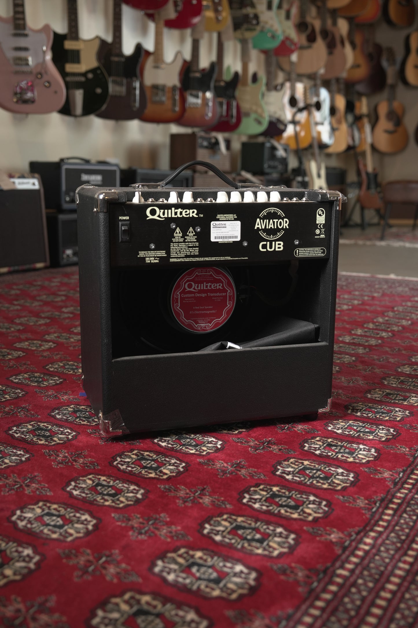 Quilter Aviator Cub 50w 1x12" Solid State Guitar Amp Combo - Black