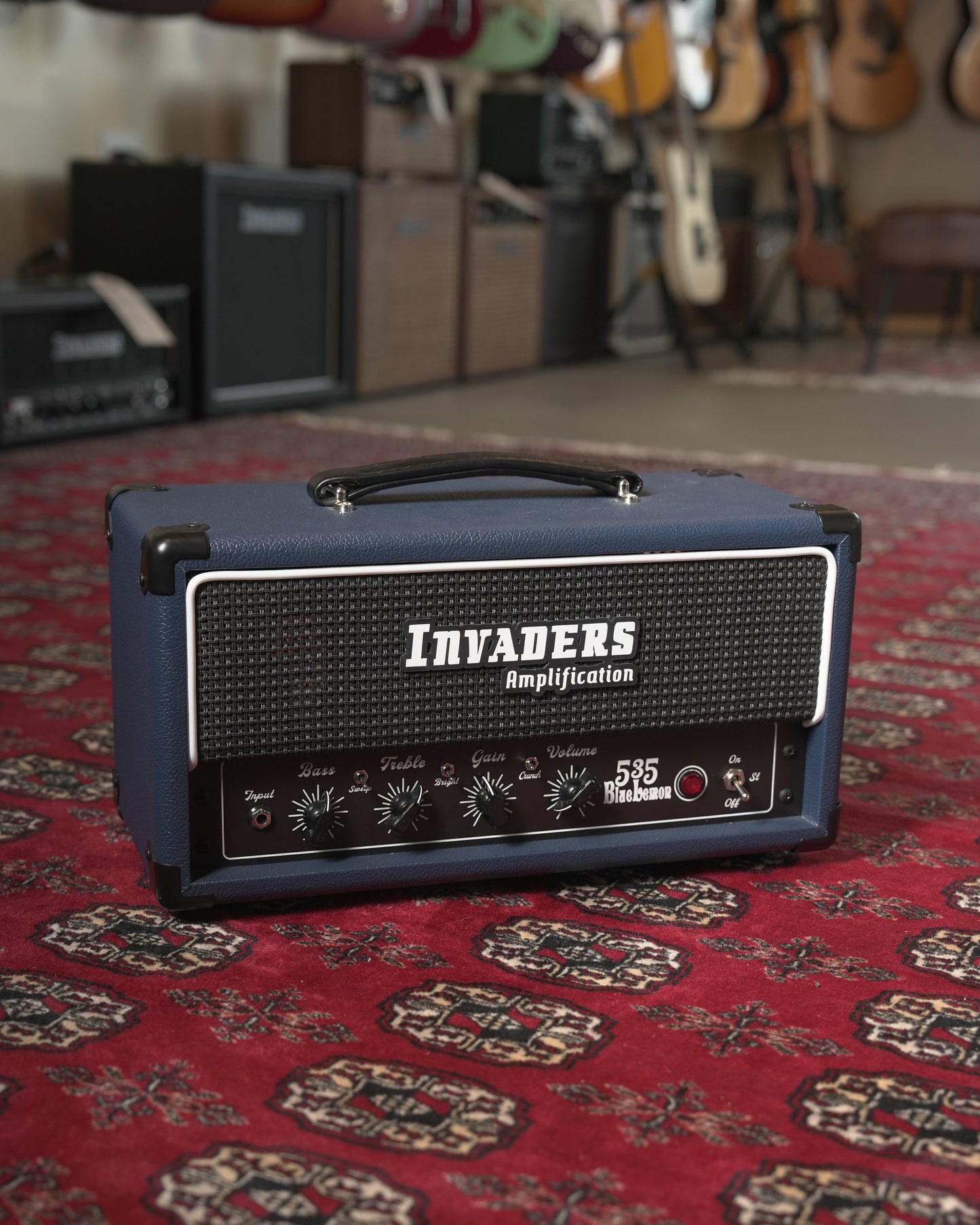 Invaders Amplification 535 BlueLemon 35w Tube Guitar Amp Head - Royal Navy