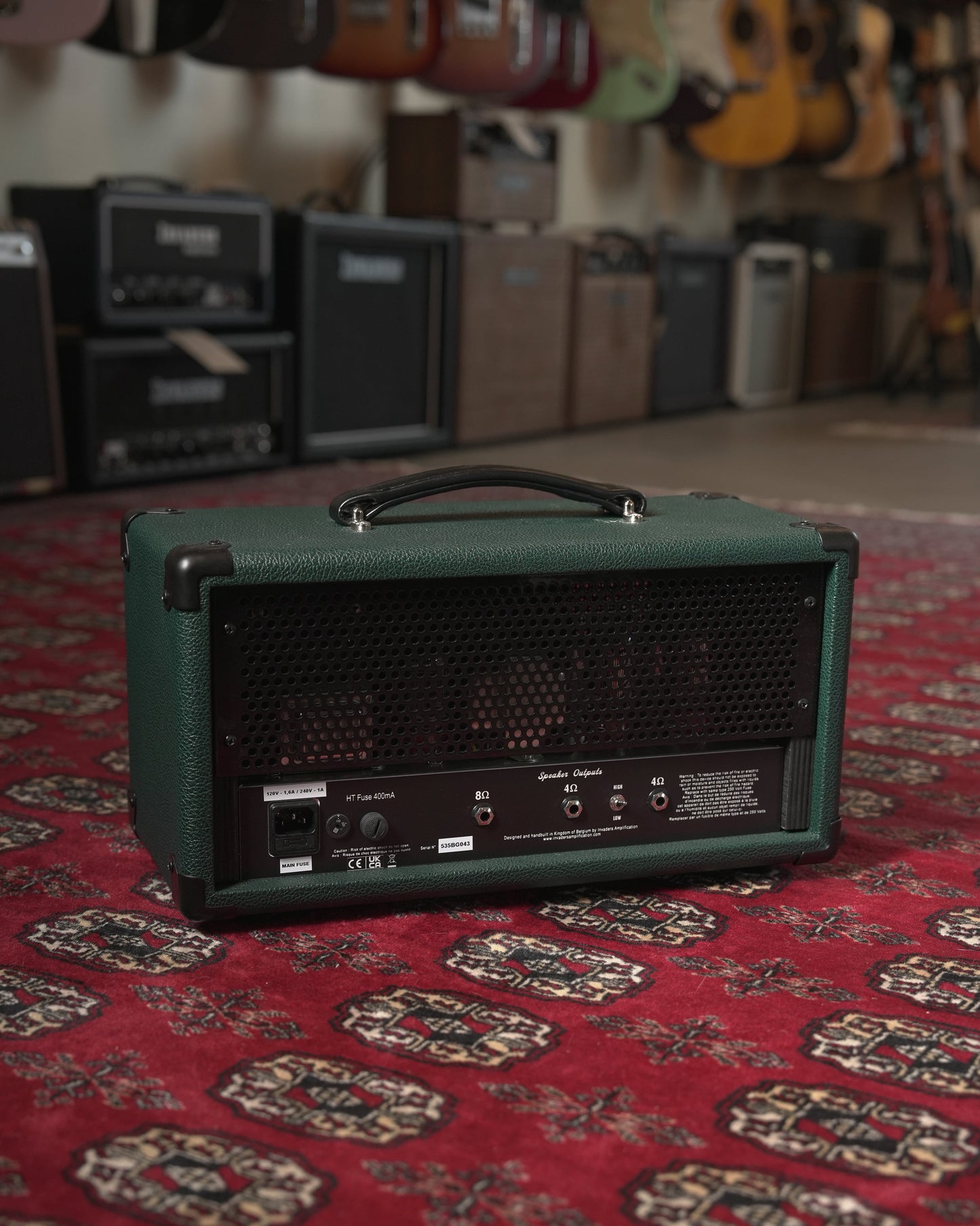 Invaders Amplification 535 BlueGrass 35w Tube Guitar Amp Head - Green Bronco
