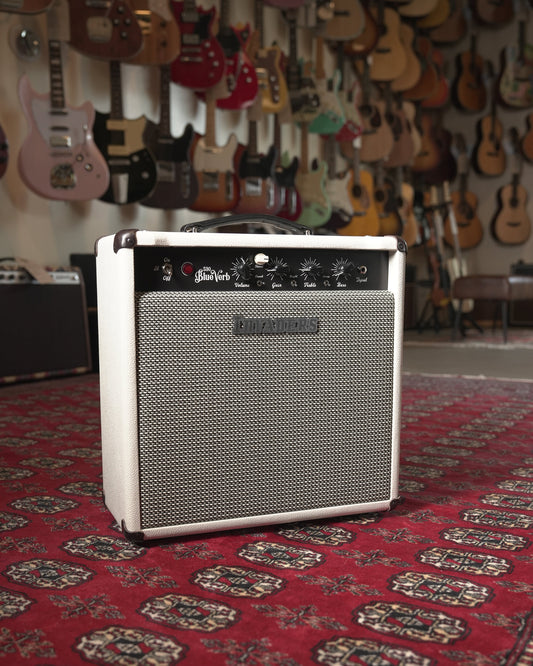 Invaders Amplification 530 BlueVerb 30w-15w 1x12" Tube Guitar Amp Combo - White Ivory