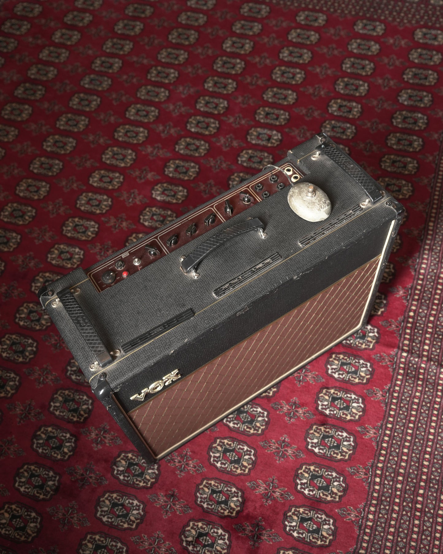 Vox AC30 Copper Panel (1964) 30w 2x12" Tube Guitar Amp Combo - Black Tolex w/ Vox Diamond Pattern Grille