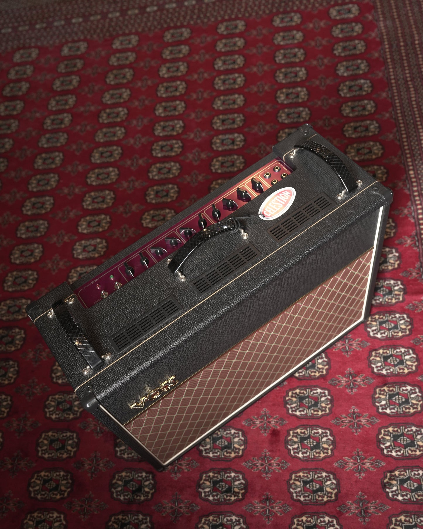 Vox AC30C2 Custom Series 30w 2x12" Tube Guitar Amp Combo - Black Tolex w/ Vox Diamond Pattern Grille