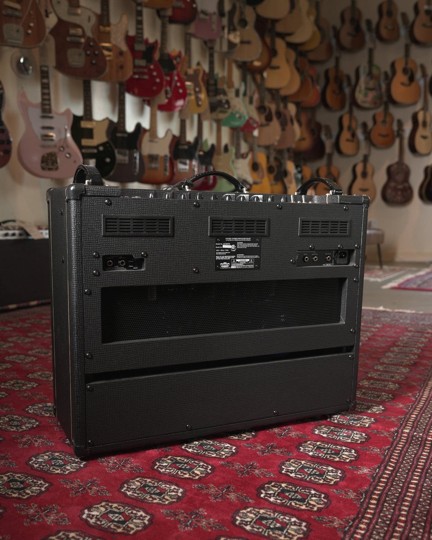 Vox AC30C2 Custom Series 30w 2x12" Tube Guitar Amp Combo - Black Tolex w/ Vox Diamond Pattern Grille
