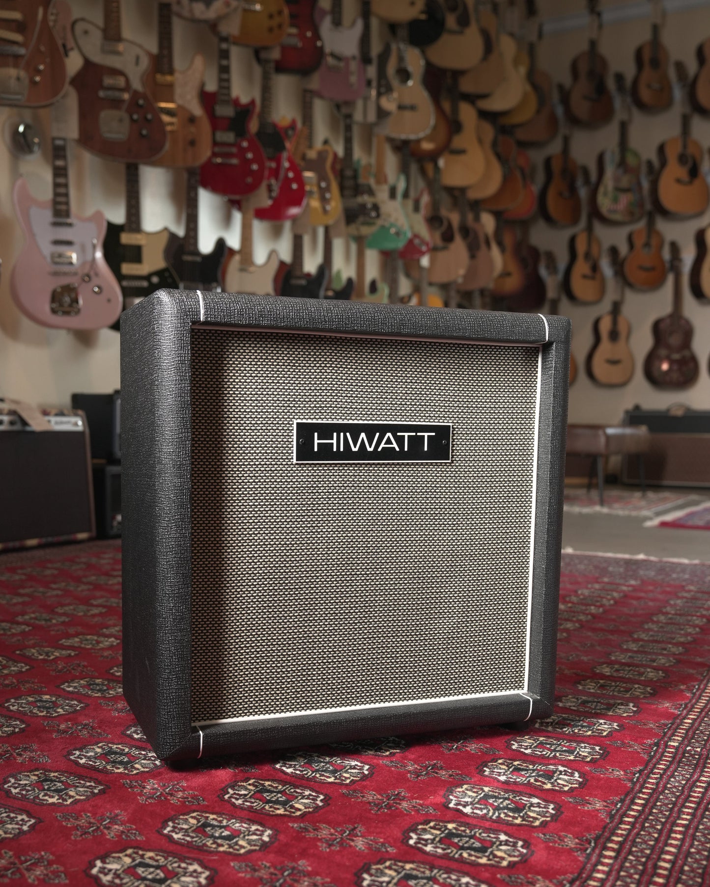 Hiwatt 1x12" (Fane F75) Guitar Amp Speaker Cabinet - Black Tolex