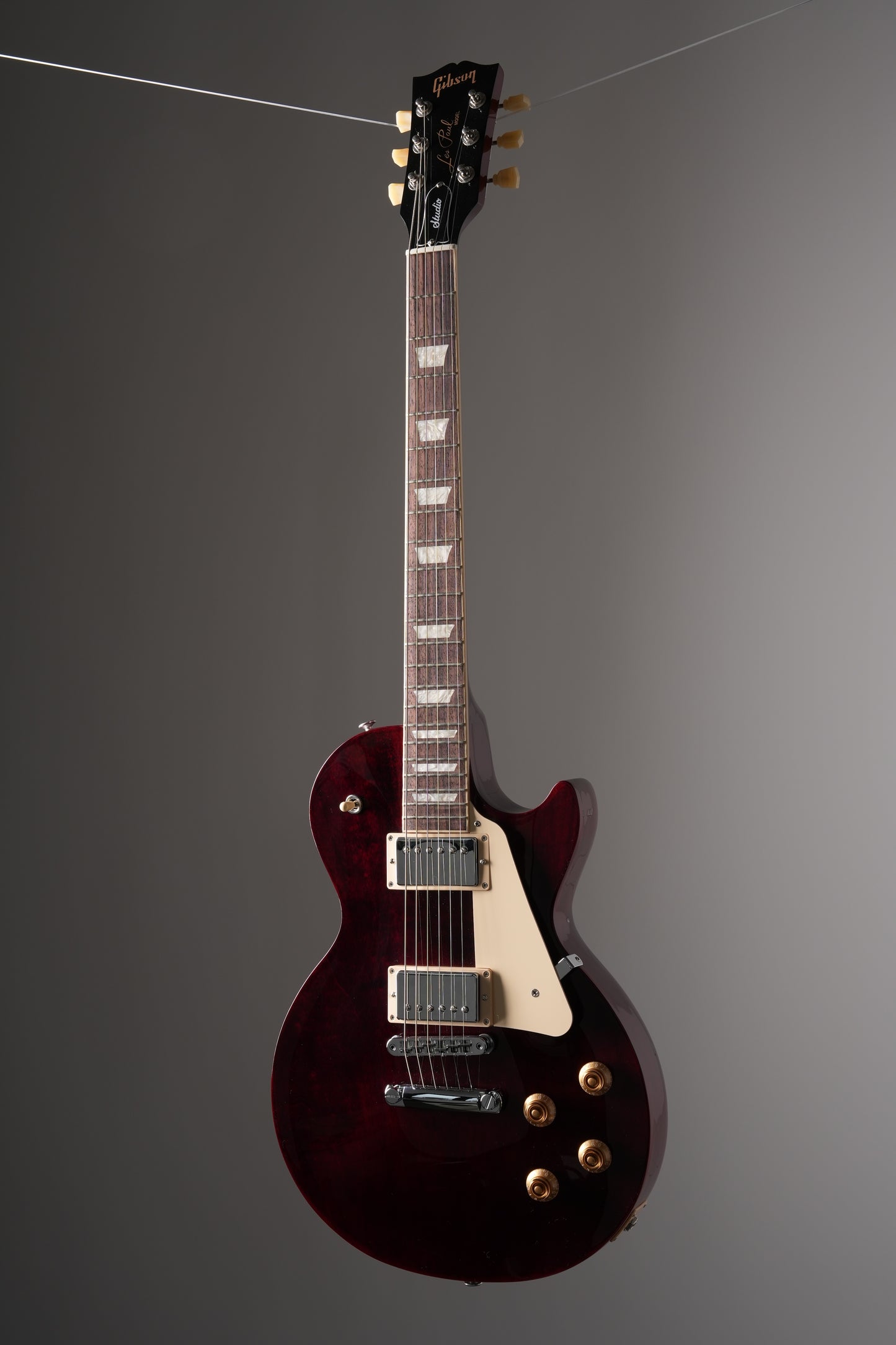 Gibson Les Paul Studio Electric Guitar - Wine Red, w/ OHSC