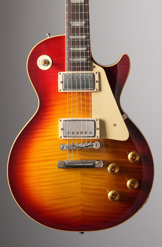 Gibson Custom Shop 59 Les Paul Murphy Lab Ultra Light Aged Electric Guitar - Cherry Sunburst, w/ OHSC