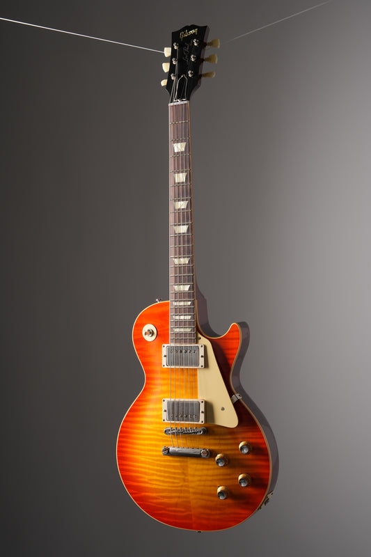 Gibson Custom Shop 1960 Les Paul Reissue VOS Electric Guitar - Tangerine Burst, w/ OHSC