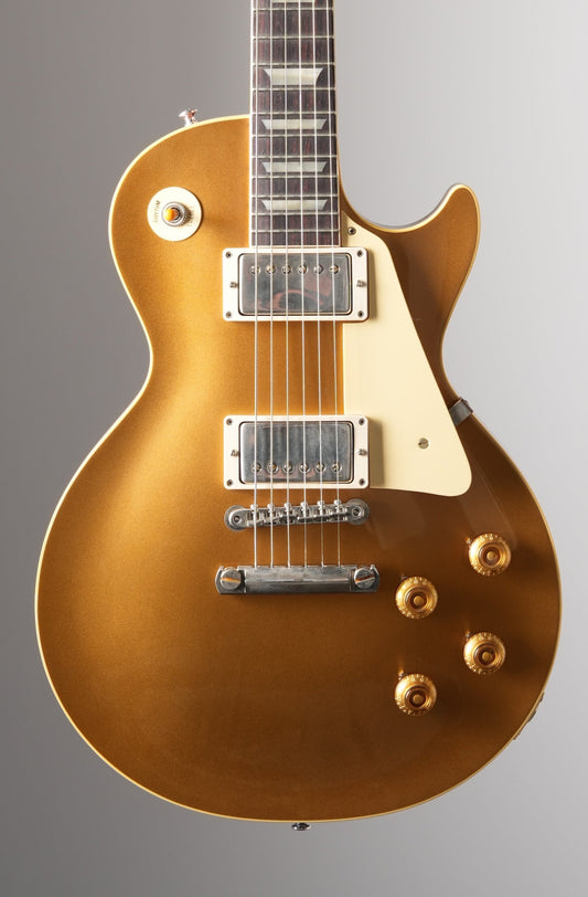 Gibson Custom Shop 1957 Les Paul Reissue VOS Double Gold Electric Guitar - Gold Top, w/ OHSC
