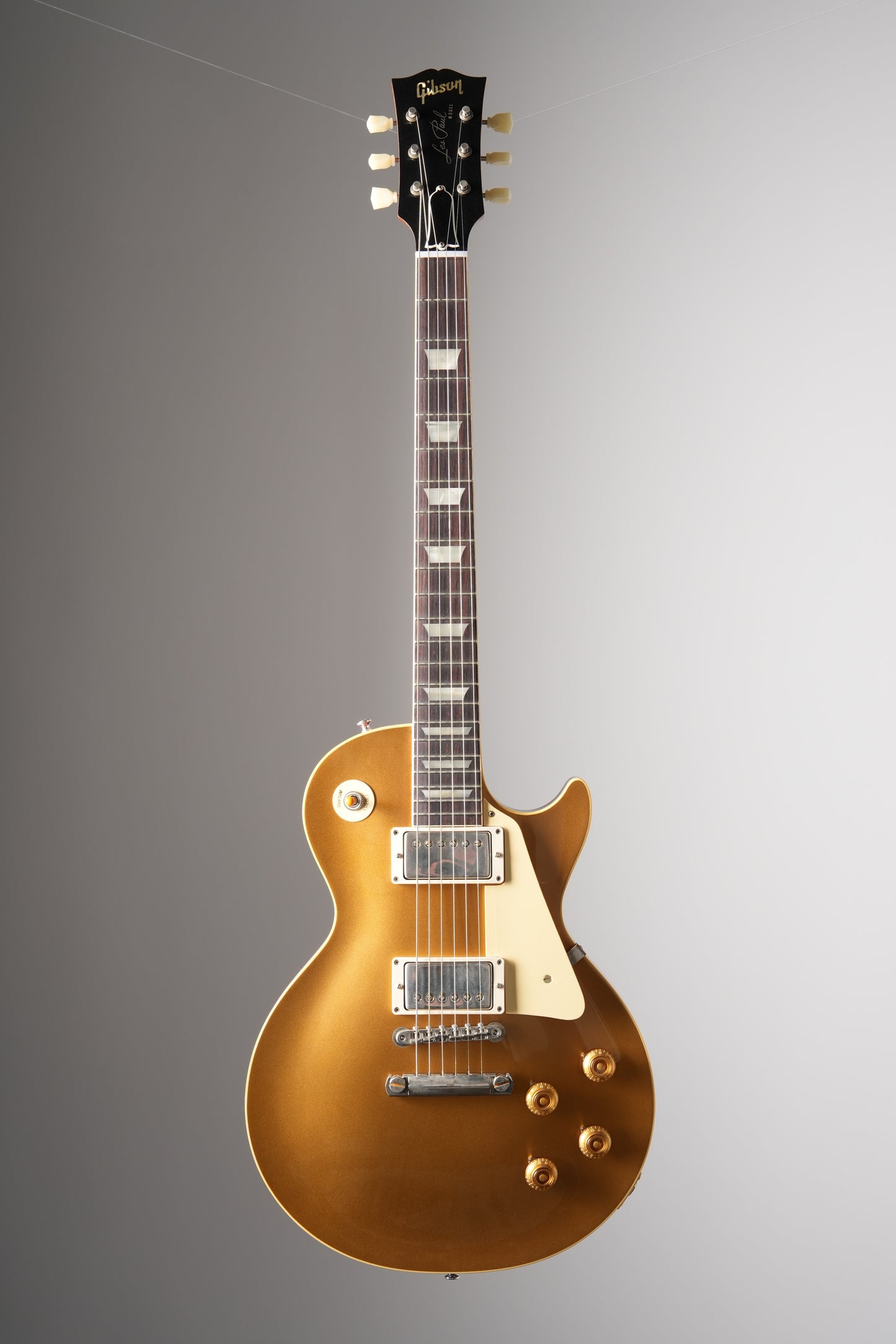 Gibson Custom Shop 1957 Les Paul Reissue VOS Double Gold Electric Guitar - Gold Top, w/ OHSC