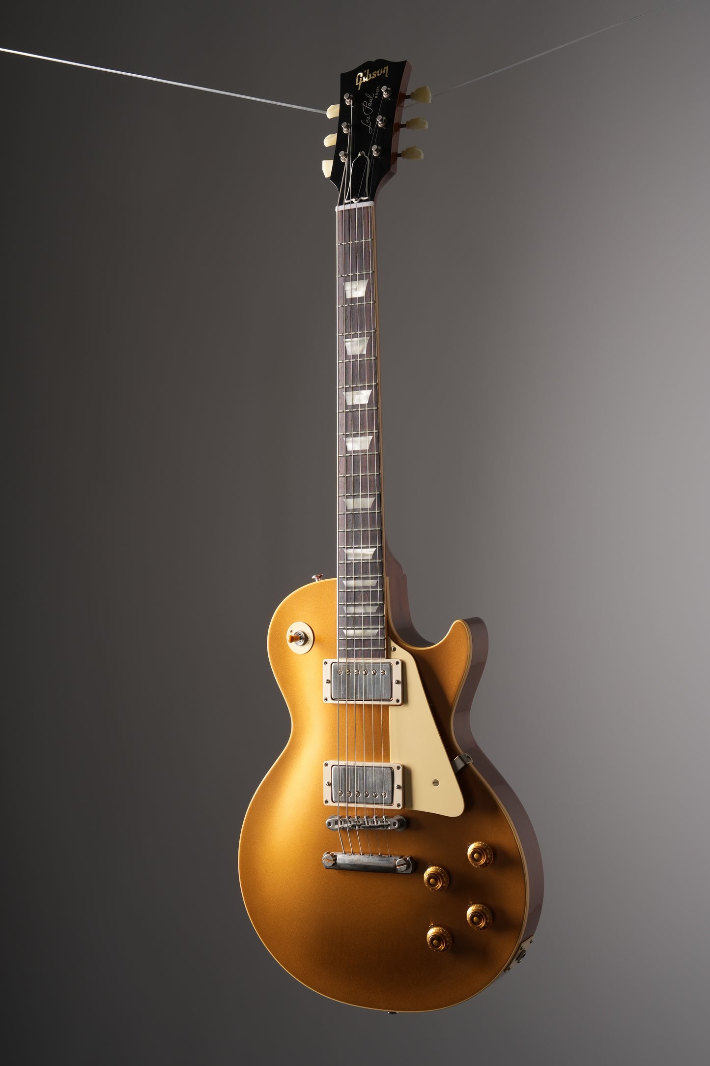 Gibson Custom Shop 1957 Les Paul Reissue VOS Double Gold Electric Guitar - Gold Top, w/ OHSC