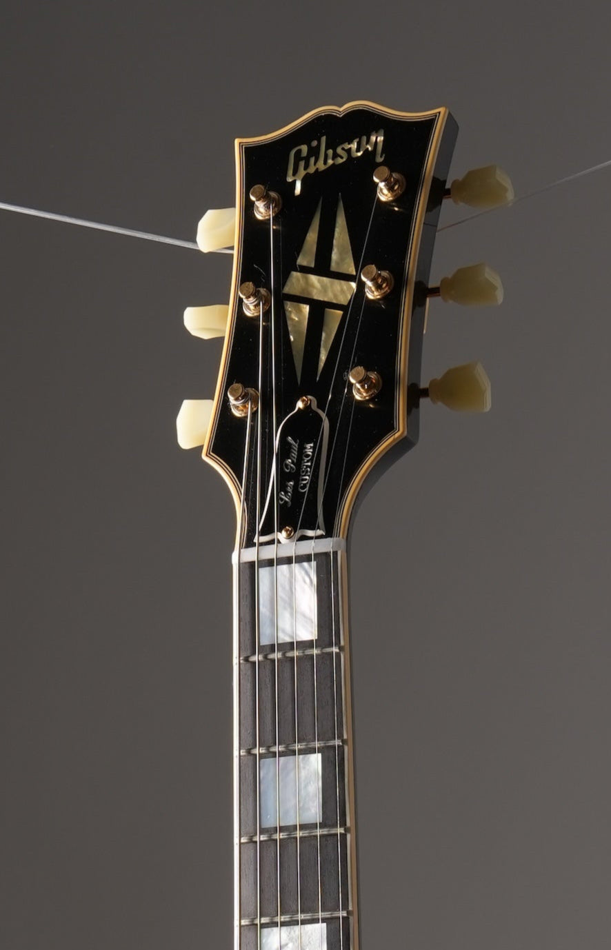 Gibson Custom Shop 1957 Les Paul Custom Reissue VOS Electric Guitar - Ebony, w/ OHSC