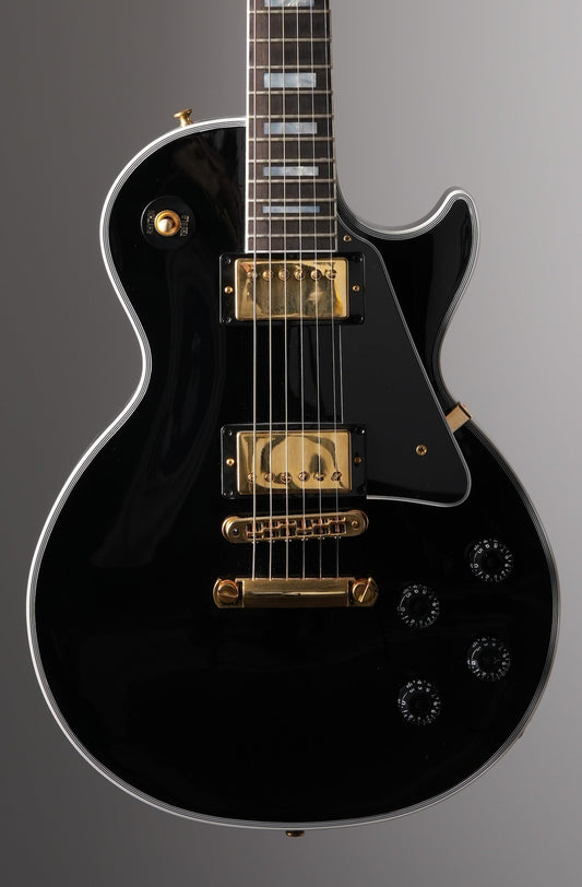 Gibson Custom Shop Les Paul Custom Electric Guitar - Ebony, w/ OHSC