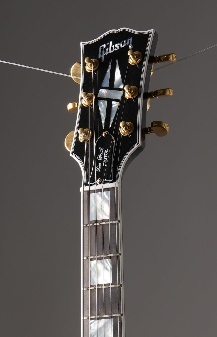 Gibson Custom Shop Les Paul Custom Electric Guitar - Ebony, w/ OHSC