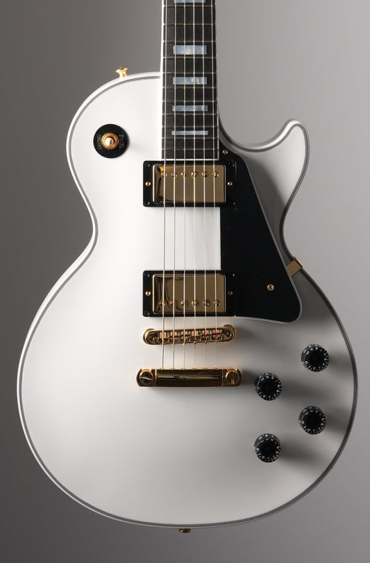 Gibson Custom Shop Les Paul Custom Electric Guitar - Alpine White, w/ OHSC