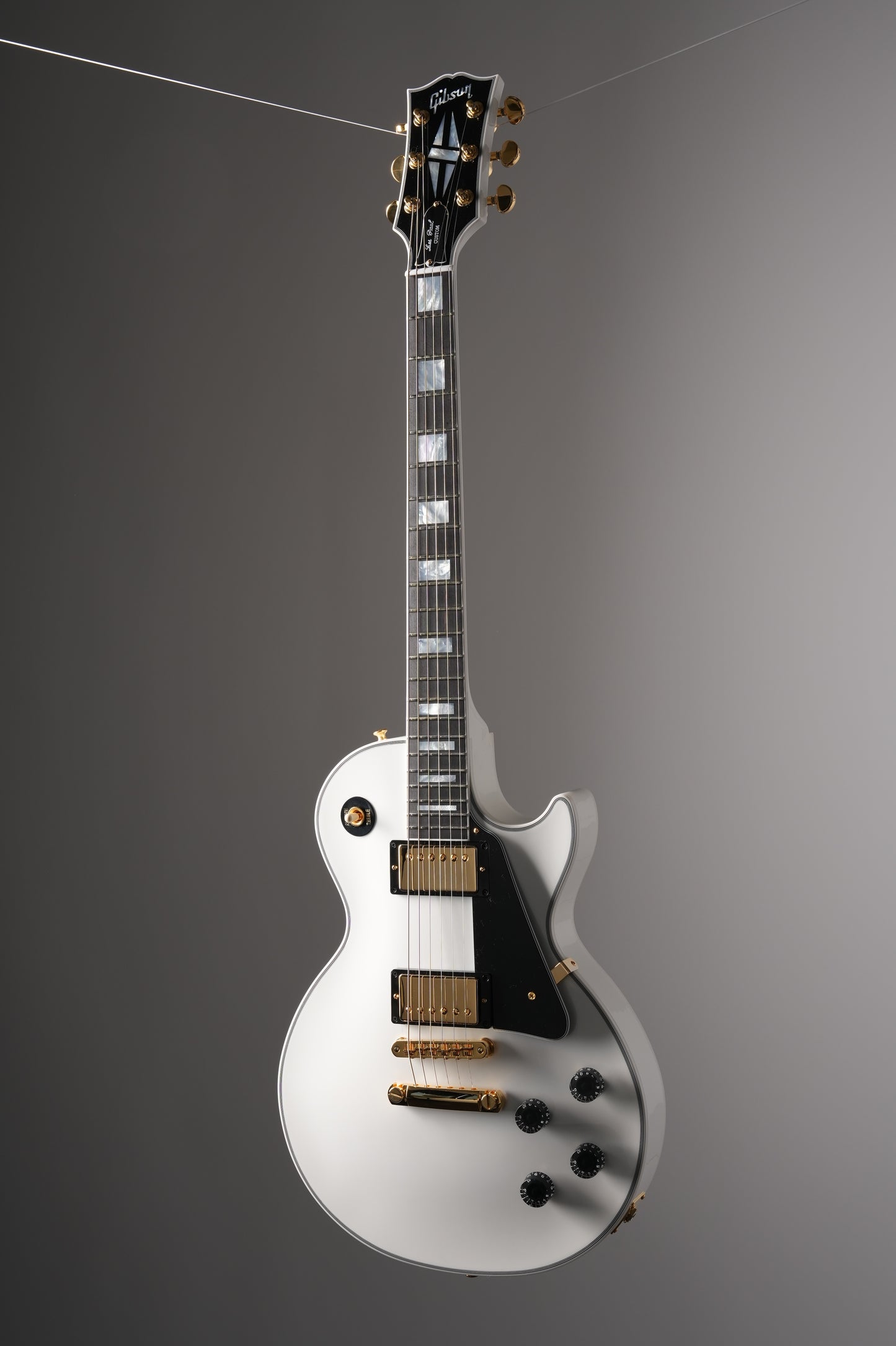 Gibson Les Paul Custom w/ Ebony Fingerboard Gloss Alpine White with case