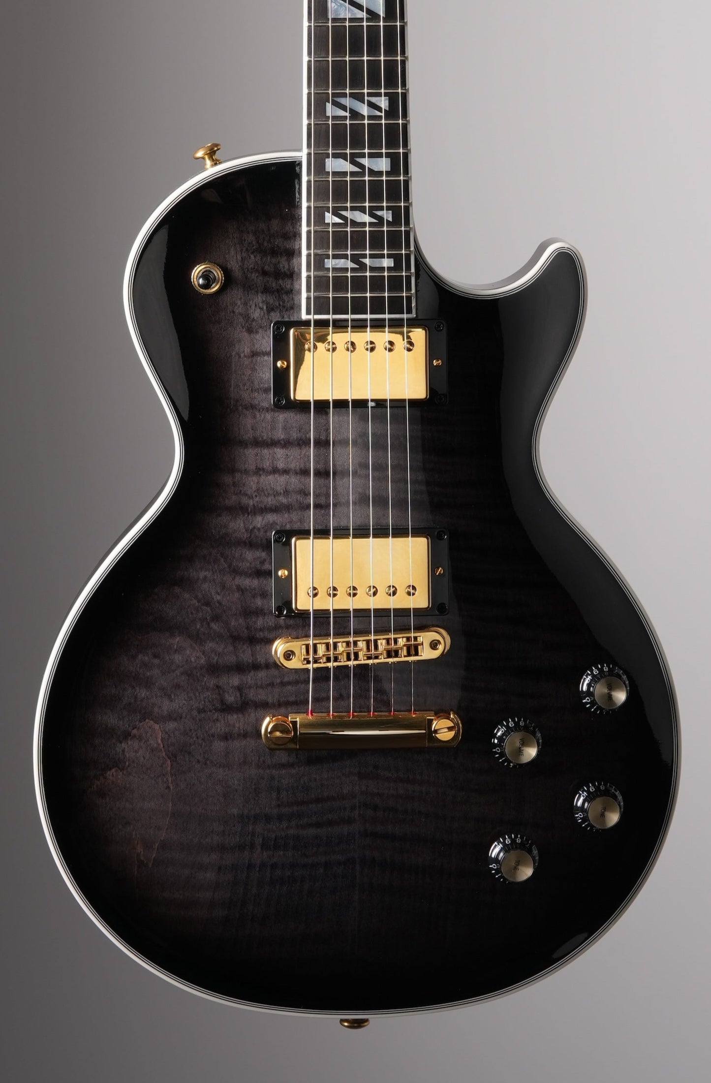 Gibson Les Paul Modern Supreme Electric Guitar - Trans Ebony Burst, w/ OHSC