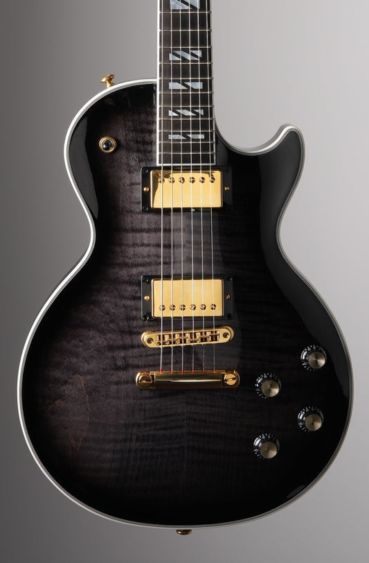 Gibson Les Paul Modern Supreme Electric Guitar - Trans Ebony Burst, w/ OHSC