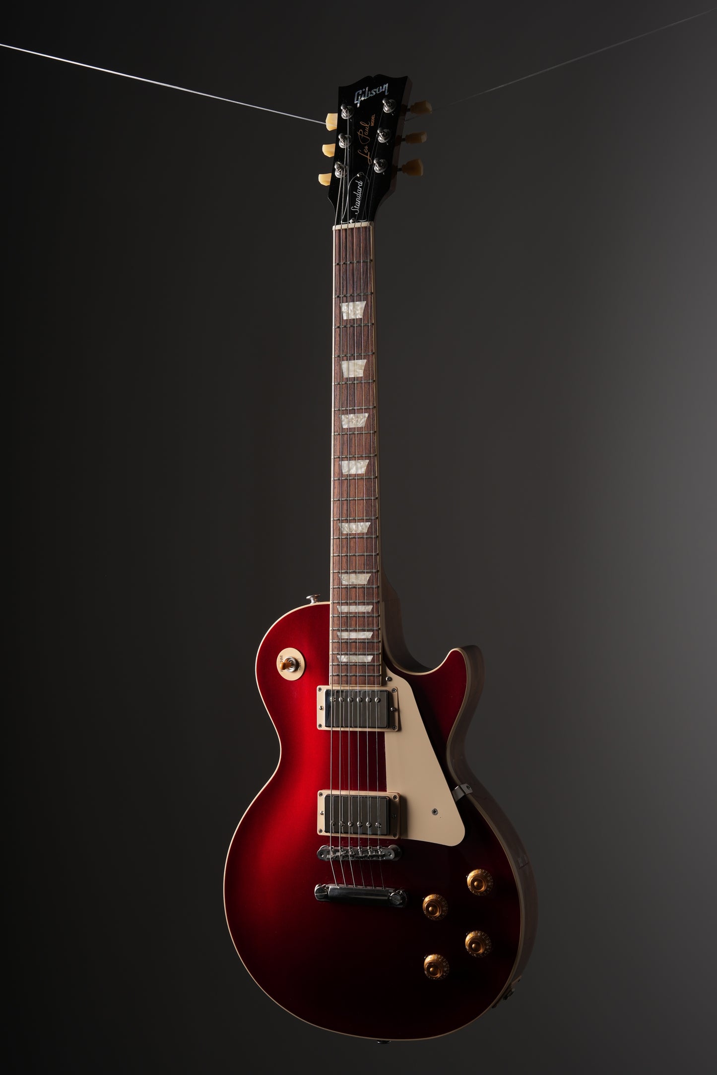 Gibson Les Paul Standard 50s Plain Top Electric Guitar - Sparkling Burgundy, w/ OHSC