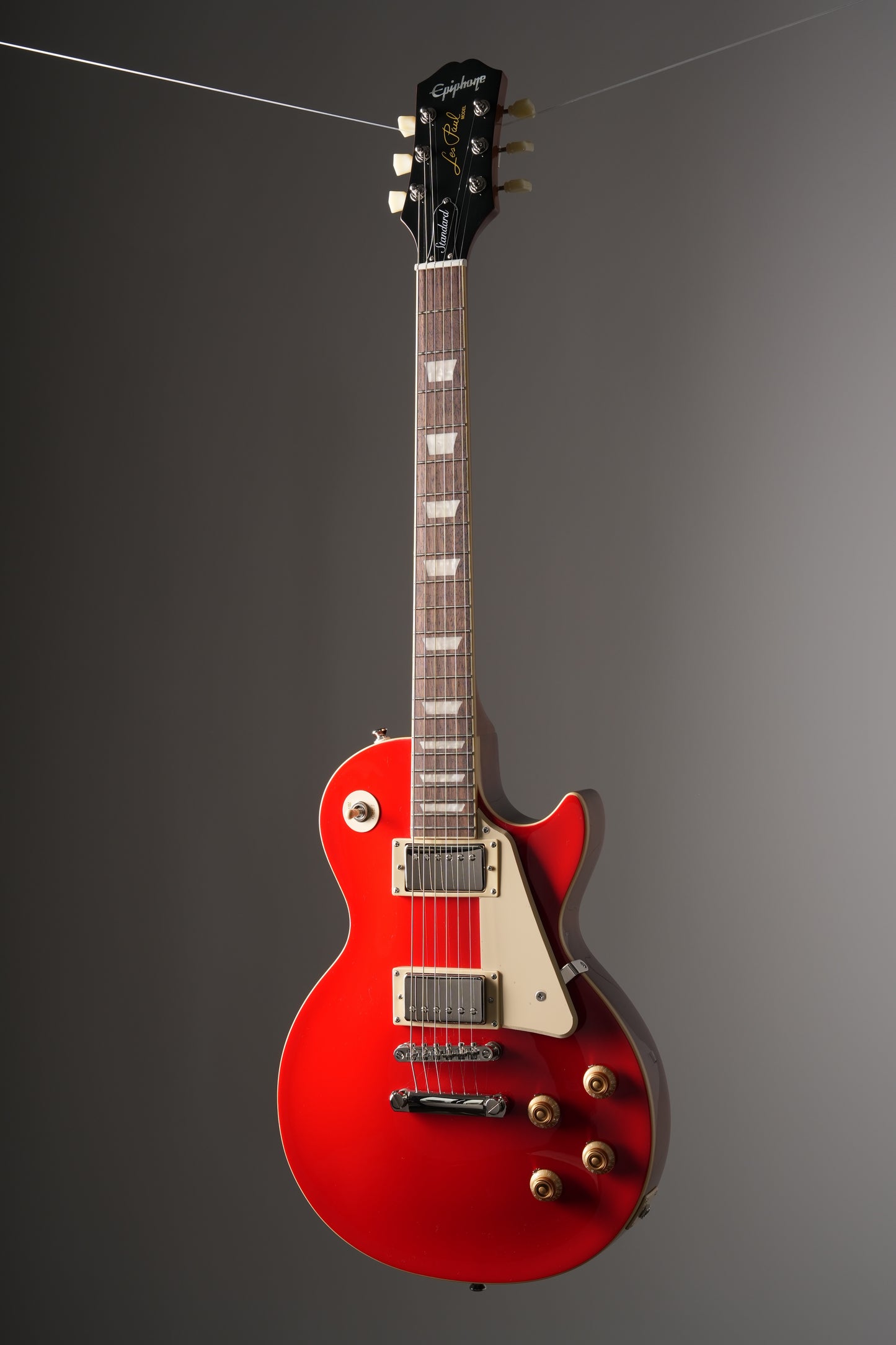 Epiphone Les Paul Standard 50s Electric Guitar - Cardinal Red, w/ Original Gig Bag