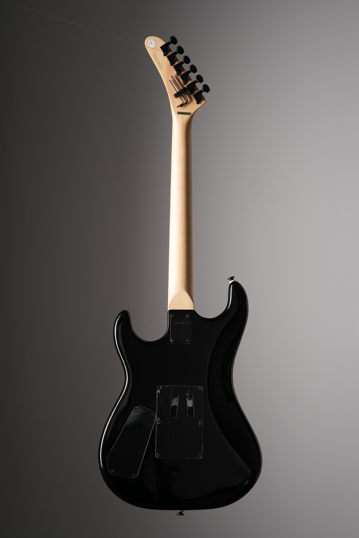 Kramer Baretta Electric Guitar - Ebony, w/ Original Gig Bag