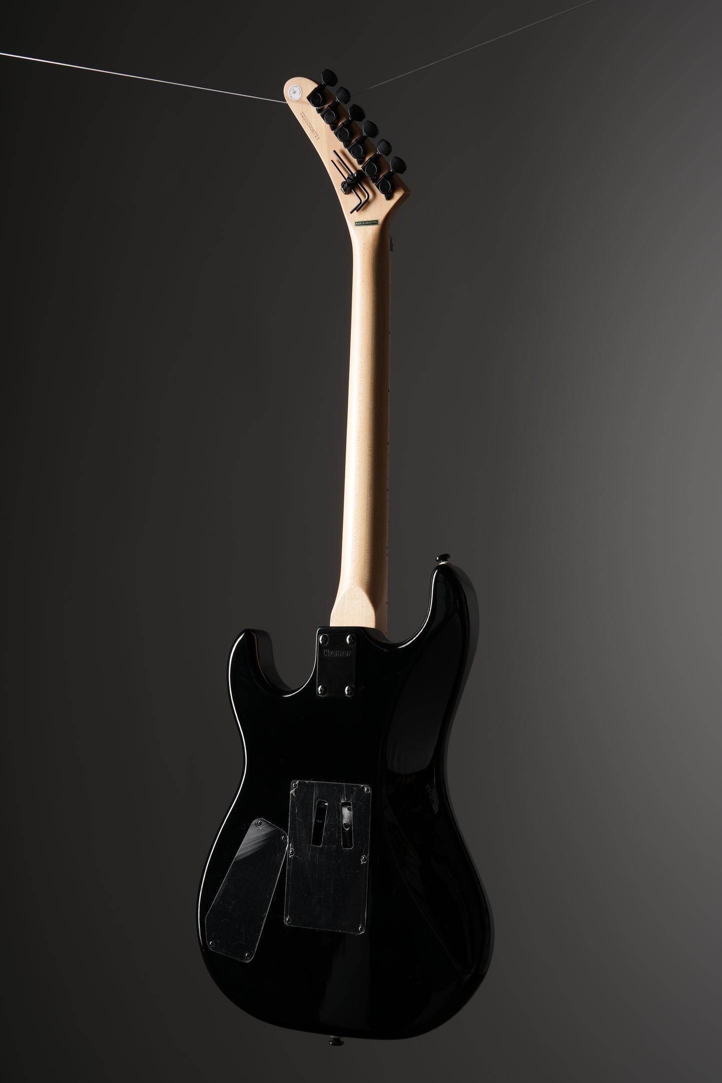 Kramer Baretta Electric Guitar - Ebony, w/ Original Gig Bag