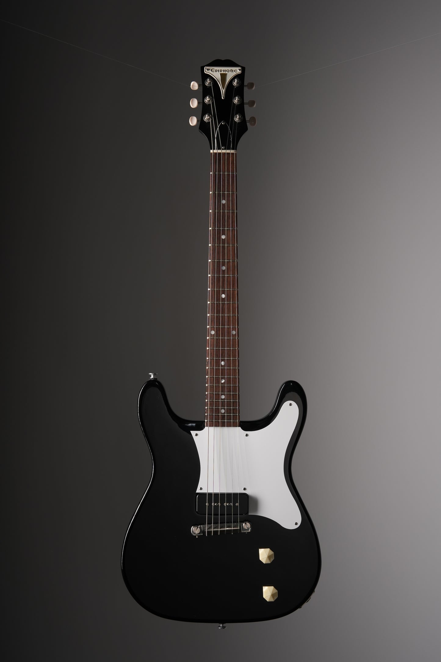 Epiphone USA Coronet Electric Guitar - Ebony, w/ OHSC