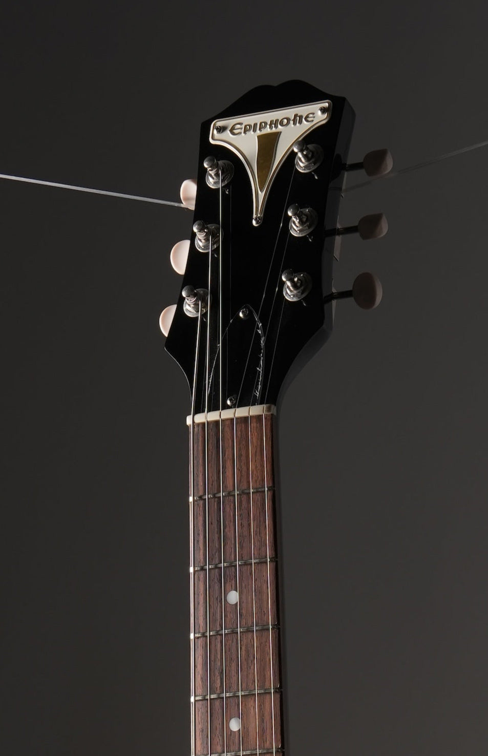 Epiphone USA Coronet Electric Guitar - Ebony, w/ OHSC