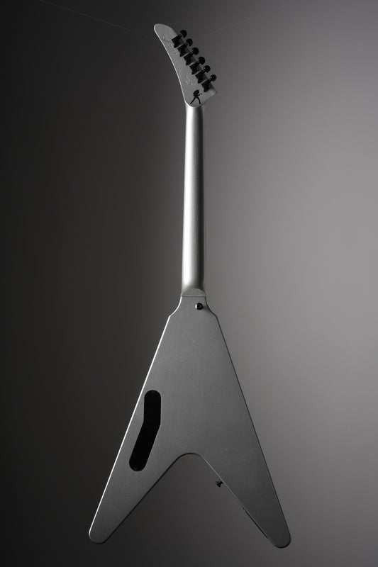 Gibson Dave Mustaine Signature Flying V EXP Electric Guitar - Silver Metallic, w/ OHSC