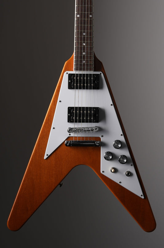 Gibson '70s Flying V Electric Guitar - Natural, w/ OHSC