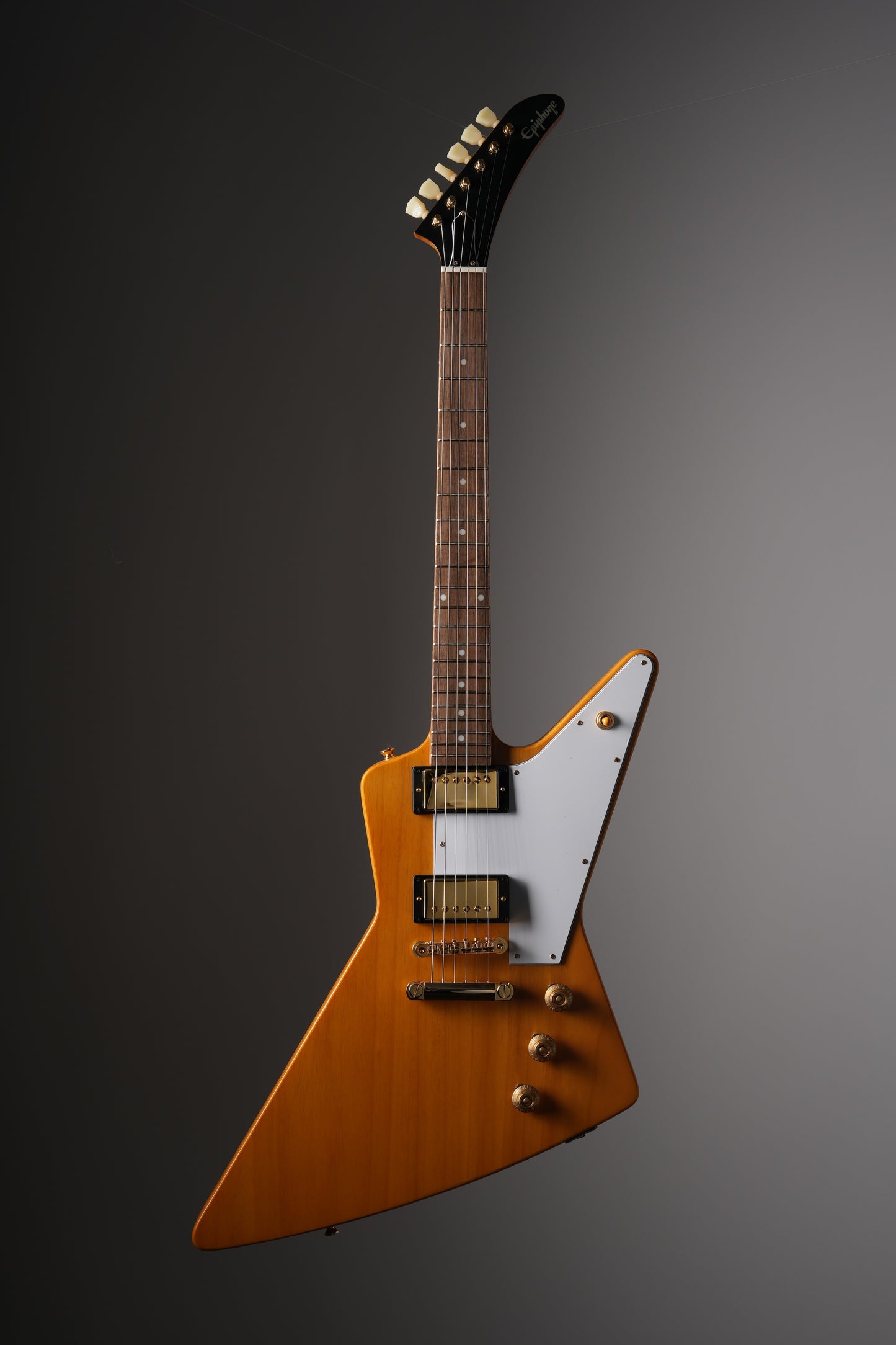 Epiphone "Inspired by Gibson Custom Shop" 1958 Korina Explorer Electric Guitar - Natural, w/ OHSC