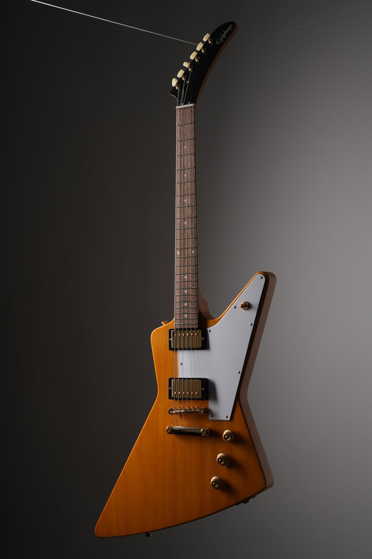 Epiphone "Inspired by Gibson Custom Shop" 1958 Korina Explorer Electric Guitar - Natural, w/ OHSC