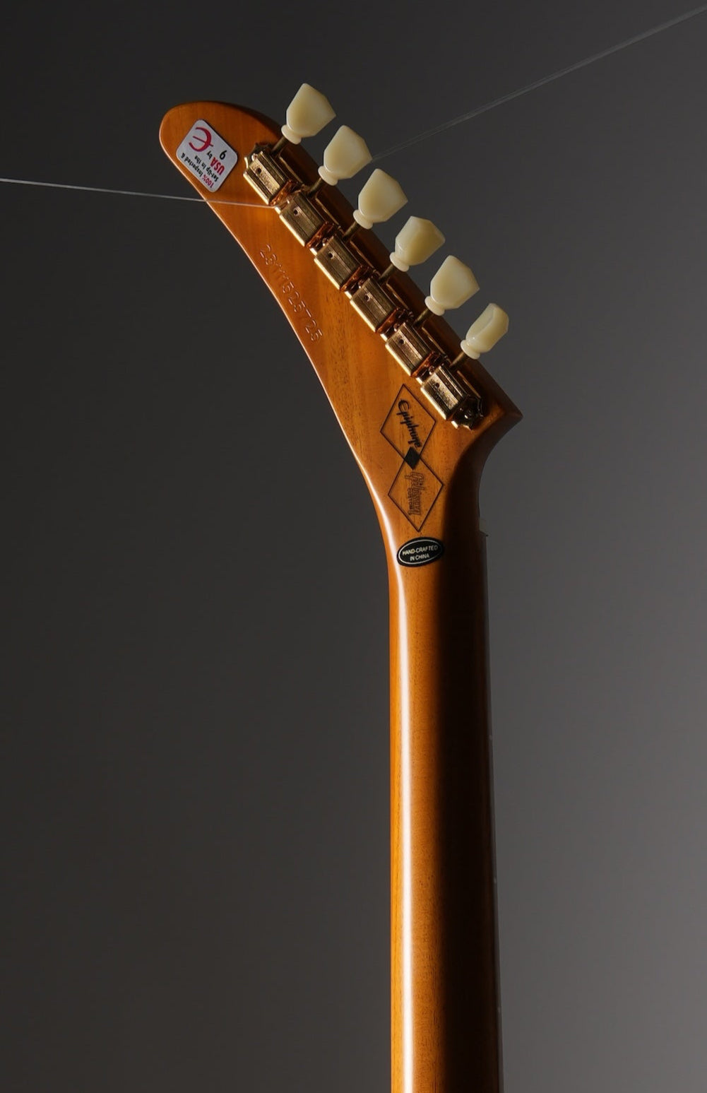 Epiphone "Inspired by Gibson Custom Shop" 1958 Korina Explorer Electric Guitar - Natural, w/ OHSC