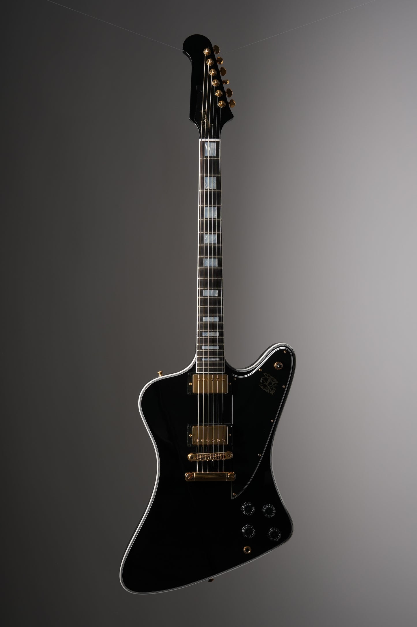 Gibson Custom Shop Firebird Custom Electric Guitar - Ebony, w/ OHSC