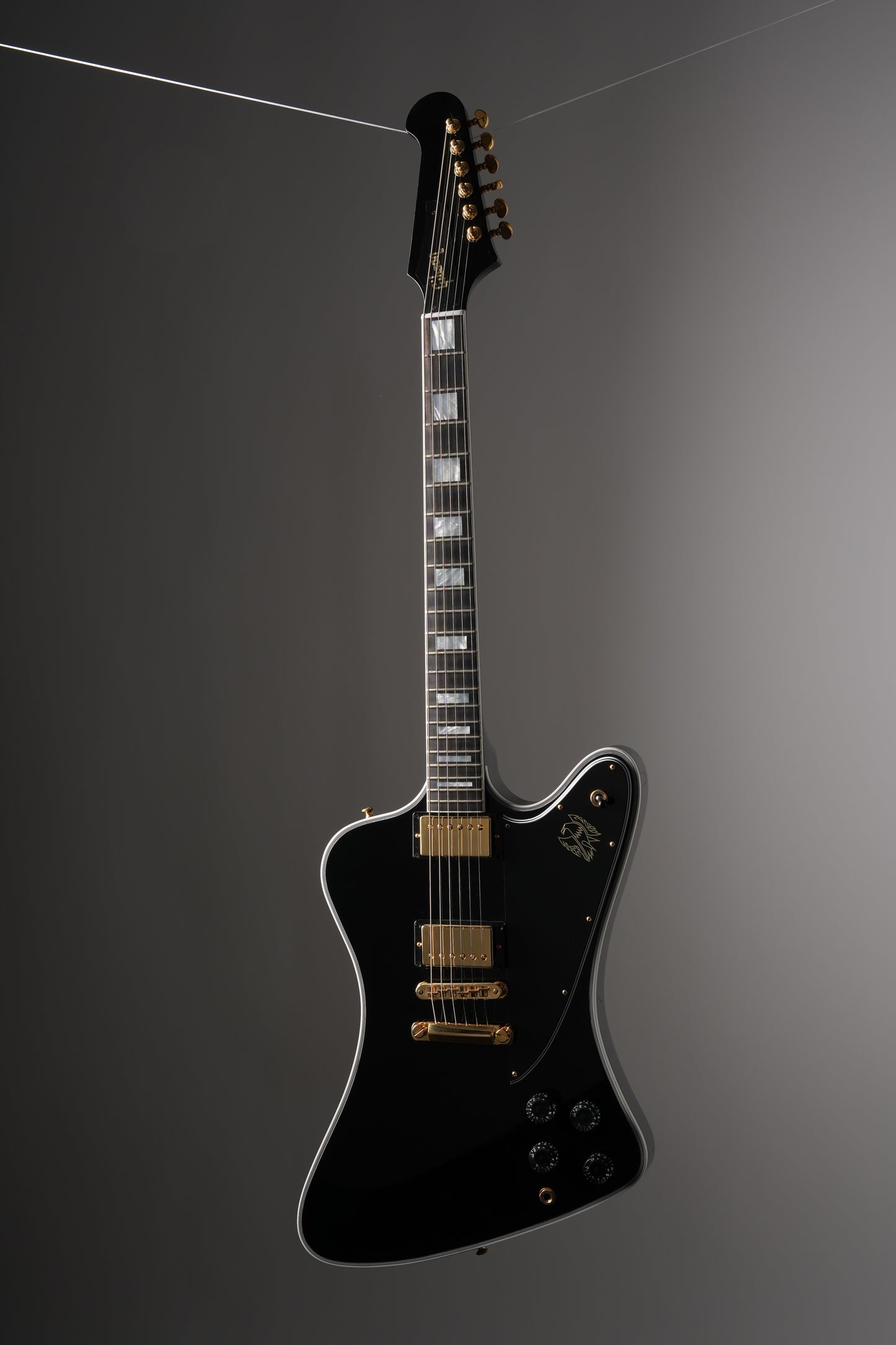 Gibson Custom Shop Firebird Custom Electric Guitar - Ebony, w/ OHSC