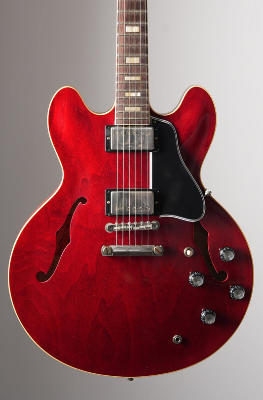 Gibson Custom Shop 1964 ES-335 Reissue Light Murphy Lab Aged Semi-Hollow Electric Guitar - Sixties Cherry, w/ OHSC