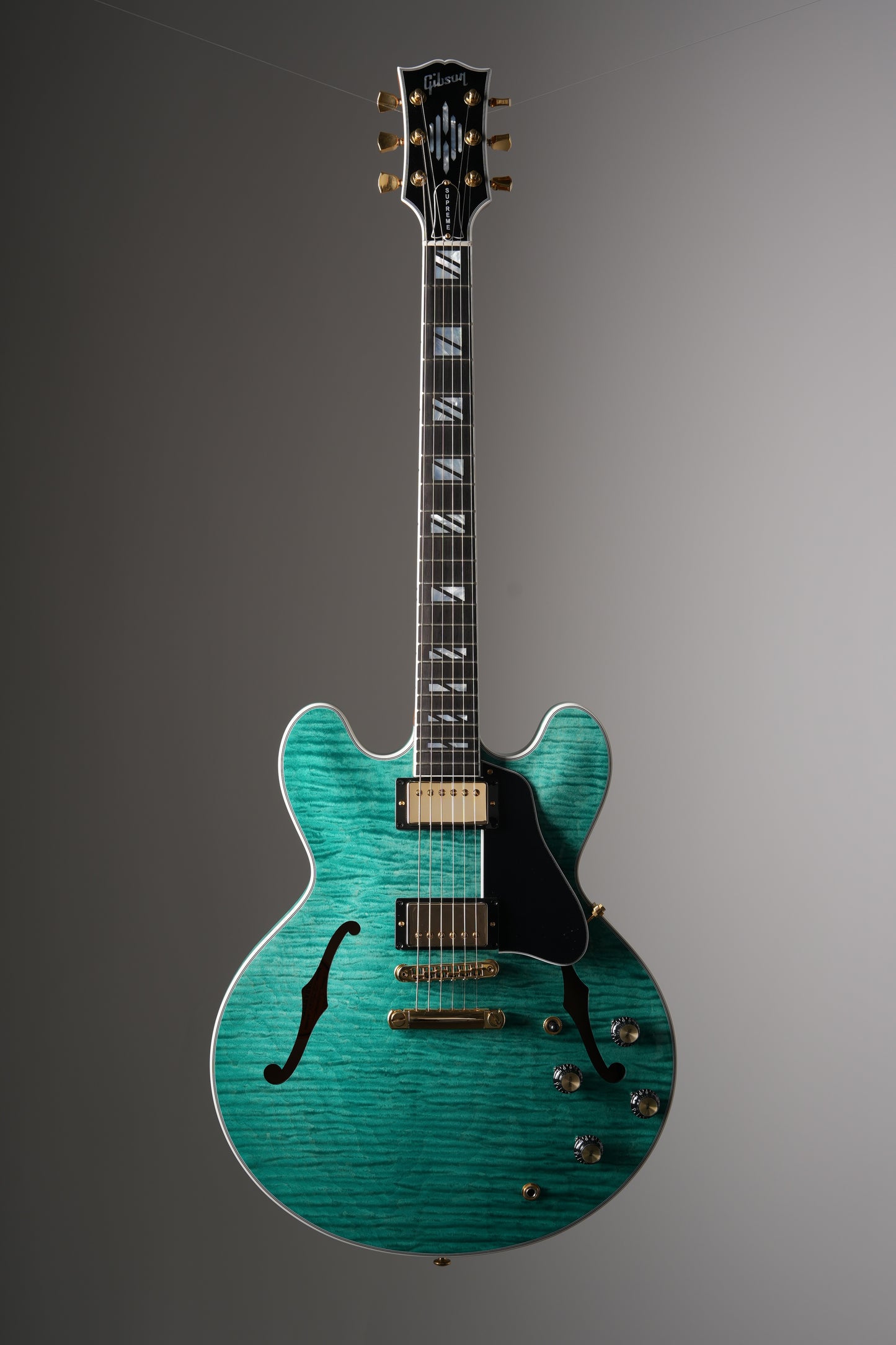 Gibson ES-335 Supreme Semi-Hollow Electric Guitar - Seafoam Green, w/ OHSC