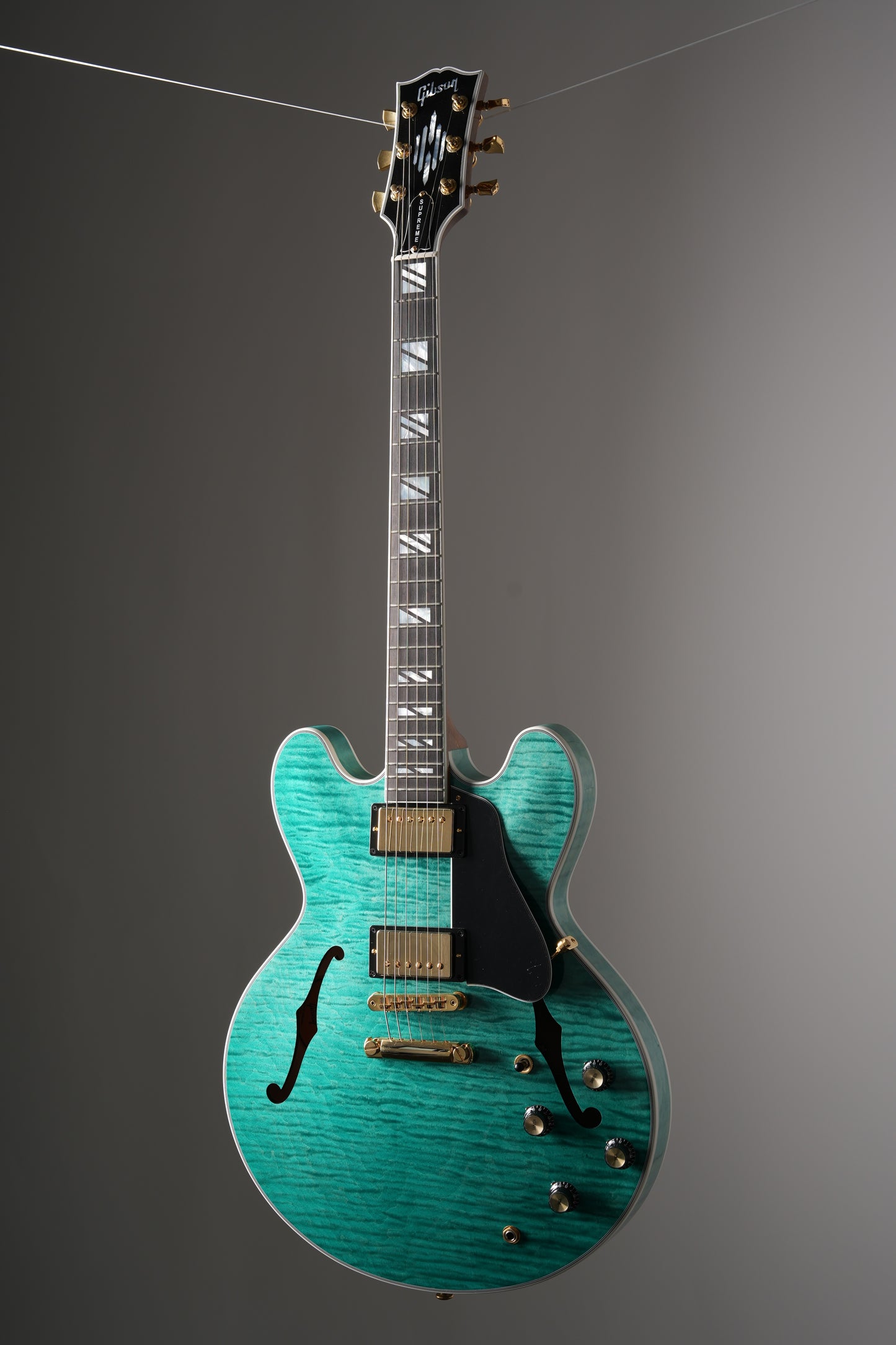 Gibson ES-335 Supreme Semi-Hollow Electric Guitar - Seafoam Green, w/ OHSC