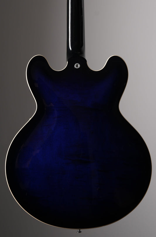 Gibson ES-335 Custom Color Semi-Hollow Electric Guitar - Deep Ocean Burst, w/ OHSC