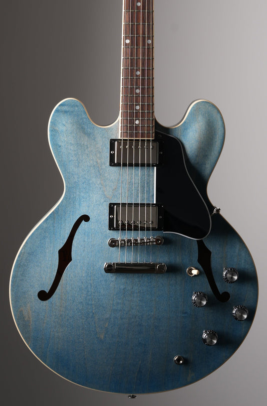 Gibson ES-335 Custom Color Semi-Hollow Electric Guitar - Ocean Blue, w/ OHSC