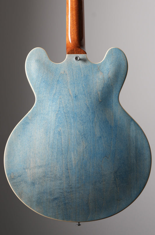 Gibson ES-335 Custom Color Semi-Hollow Electric Guitar - Ocean Blue, w/ OHSC