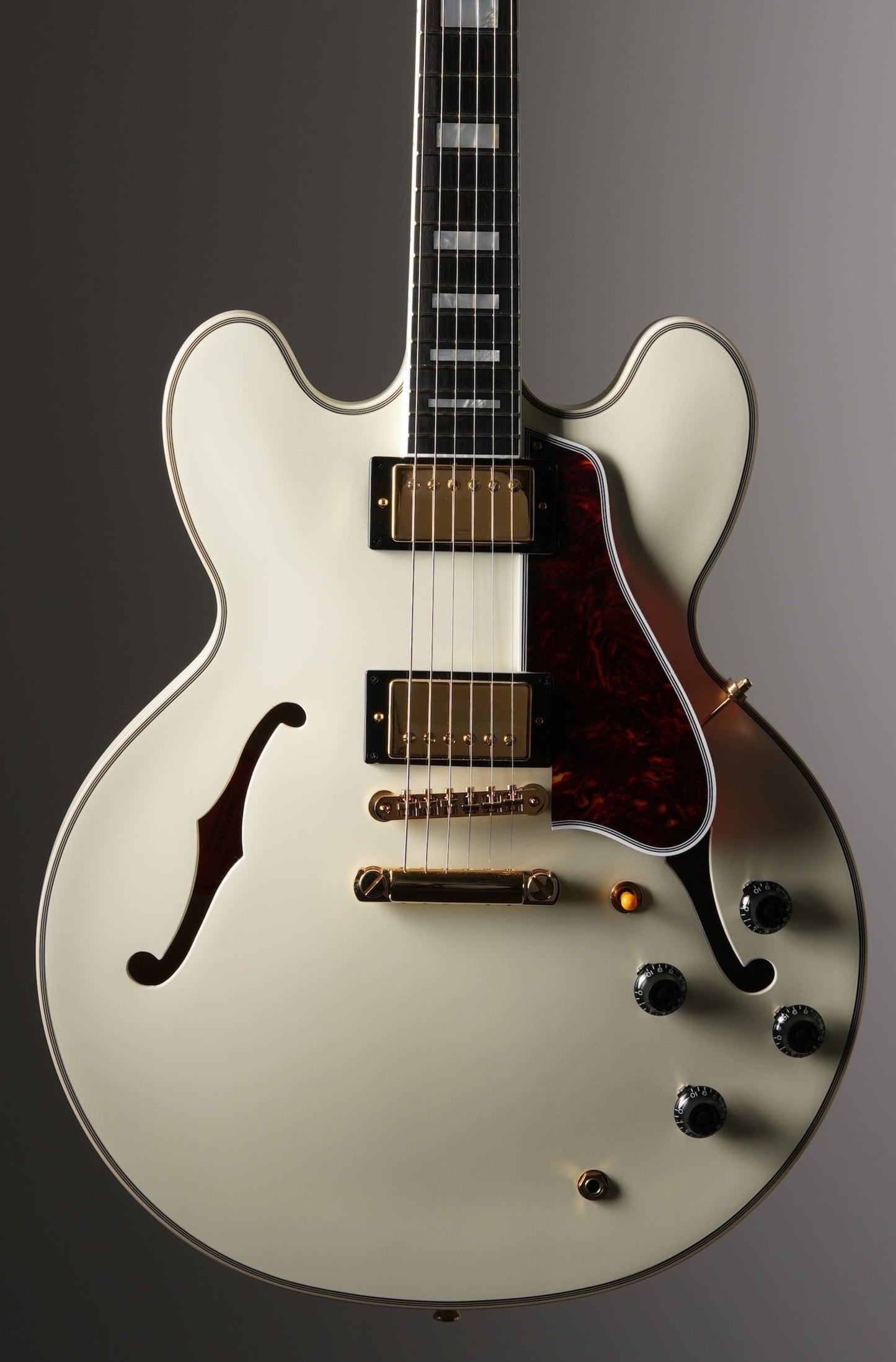 Epiphone "Inspired by Gibson Custom Shop" ES-355 '59 Semi-Hollow Electric Guitar - Classic White, w/ OHSC
